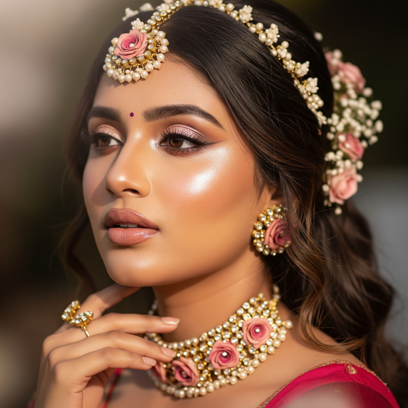 Floral Accent Look