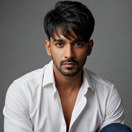 Indian-men-with-undercut-hairstyle-and-fringes