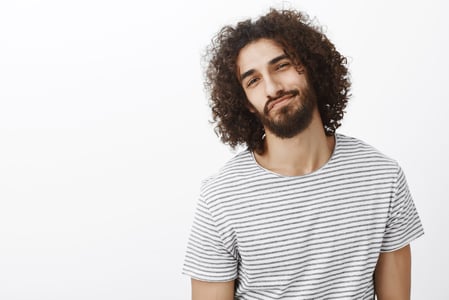 Long and Loose Hairstyle for Curly Men Hair