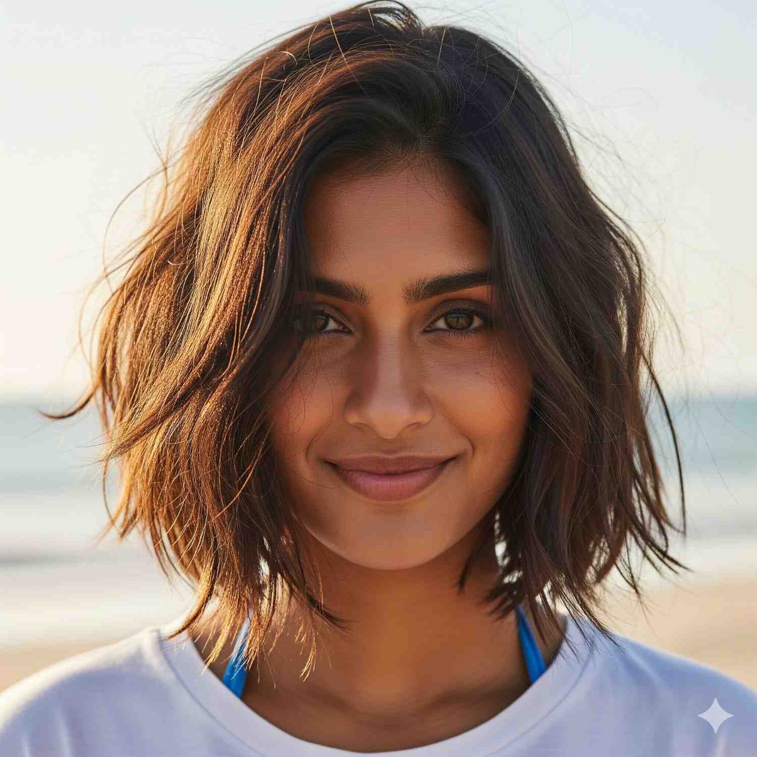 Choppy Bob layer cut for thin hair idea