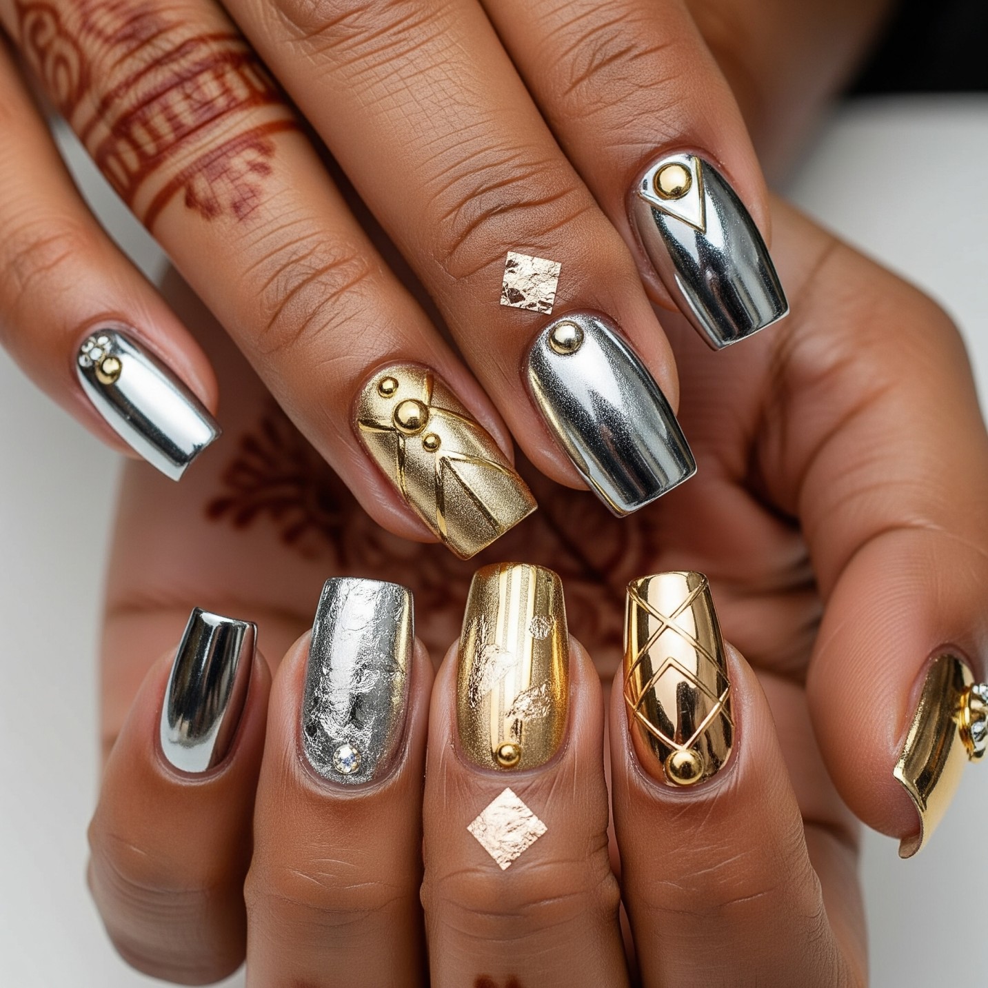 Chrome & Metallic Accents