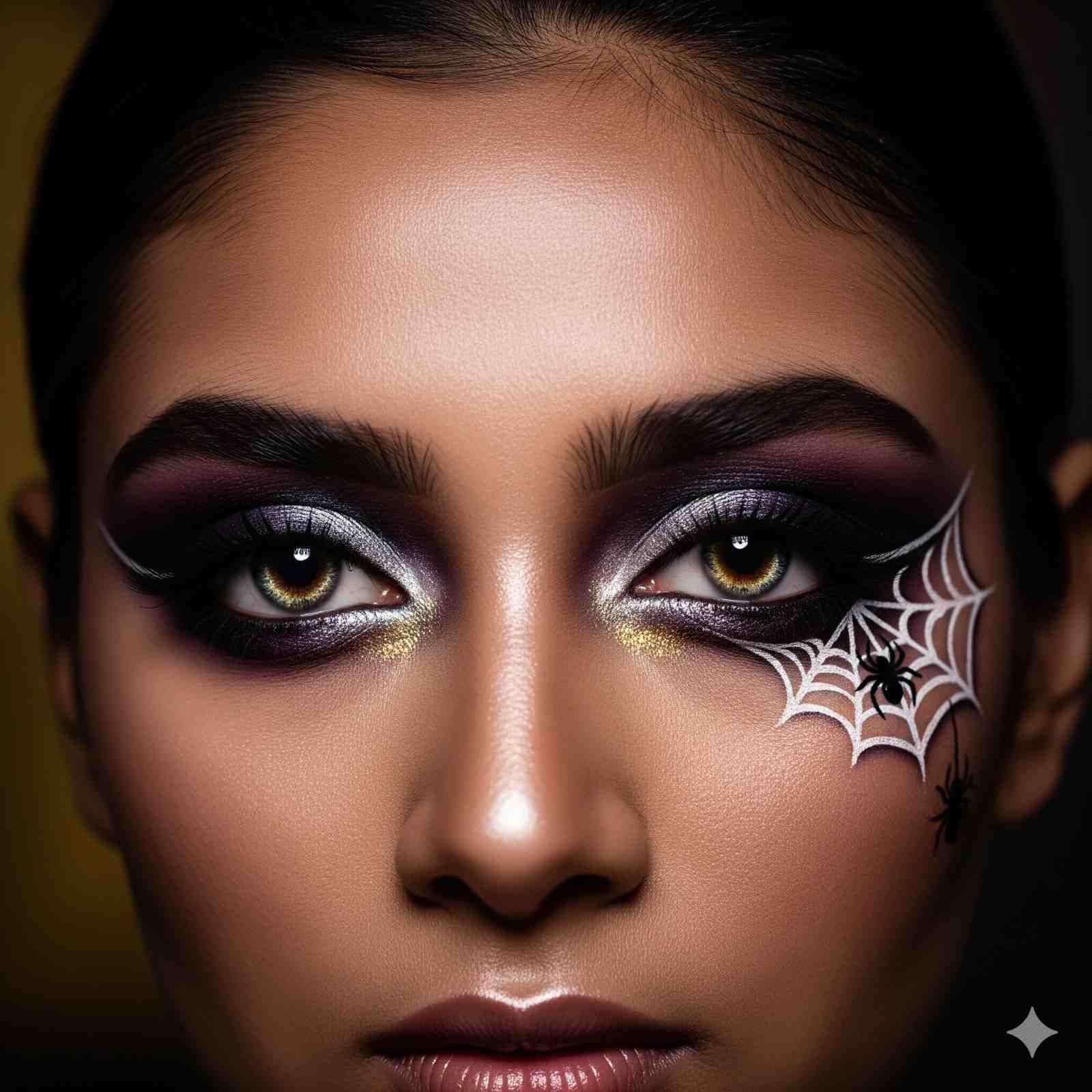 Women with Halloween Eye Makeup