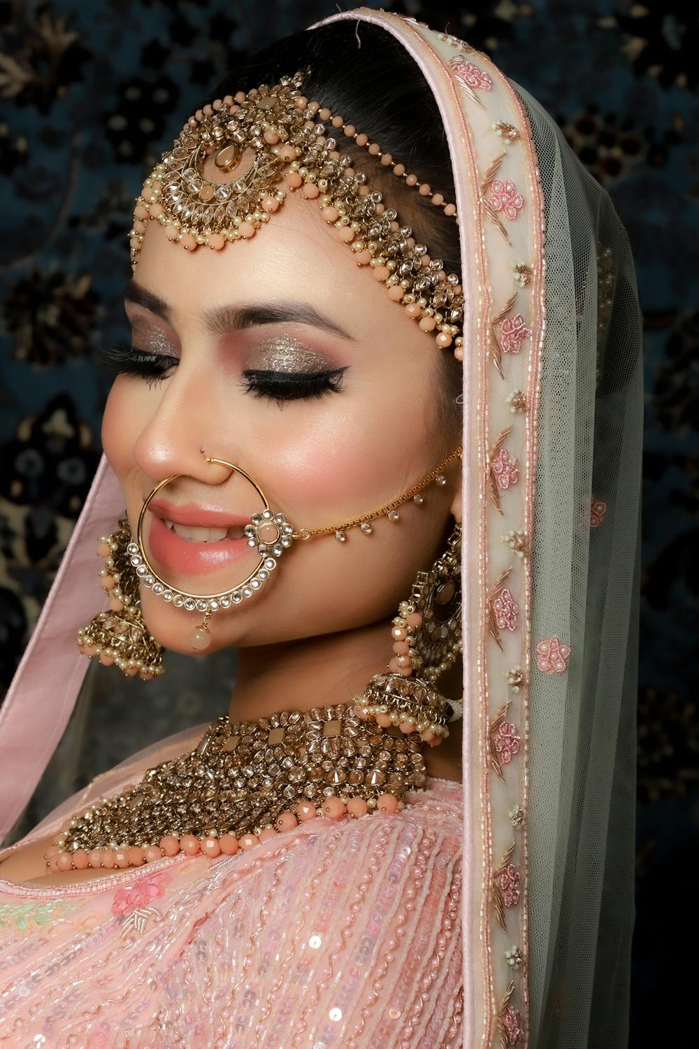 Blushing Bride South Indian Bridal Look