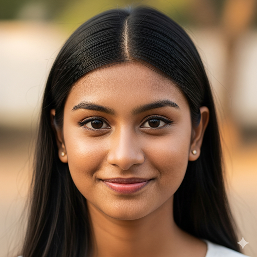 Straight with Middle Part Open Hair Hairstyles