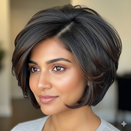 Invisible layer cut for thin hair idea