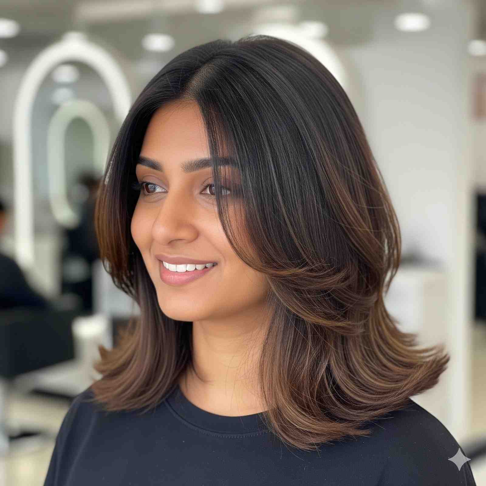 Invisible layer cut for thin hair idea