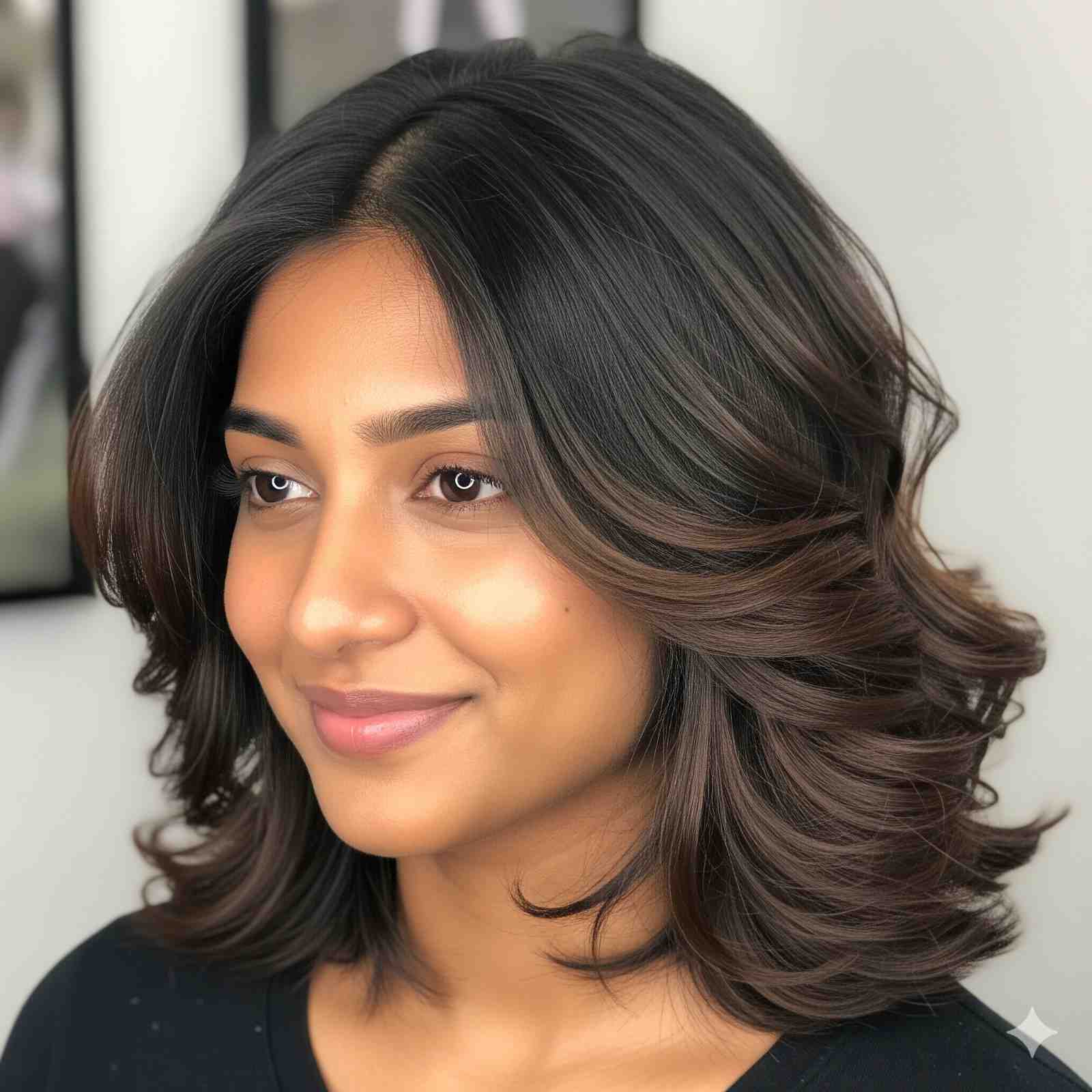 Layered Lob layer cut for thin hair idea