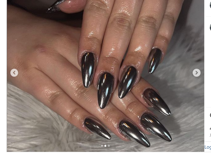 Classic Chrome Nails