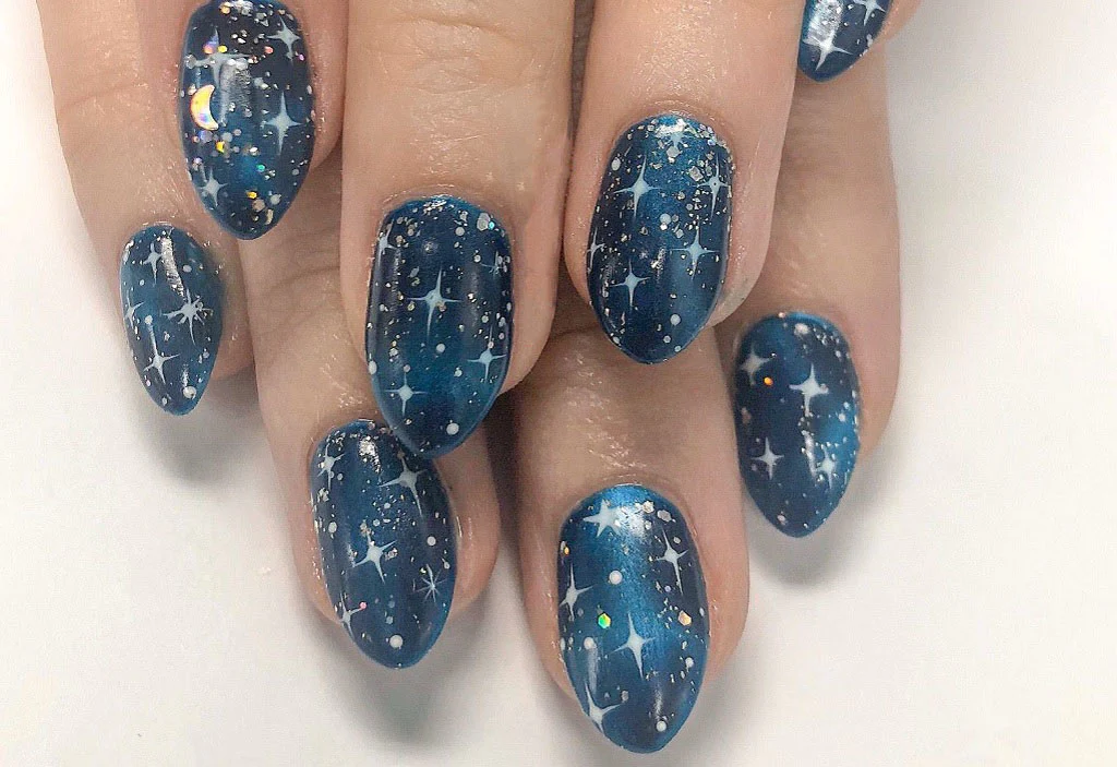 Starry Nails Gel Polish Nail Art