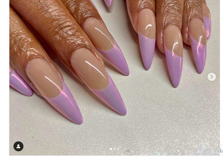 Stiletto Chrome Nails