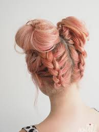 Braided Space Buns
