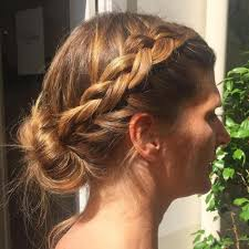 Braided Bun for Short Hair