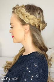 Half-Up Braided Crown