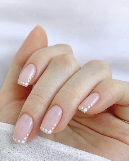 Abstract French Tip Nail