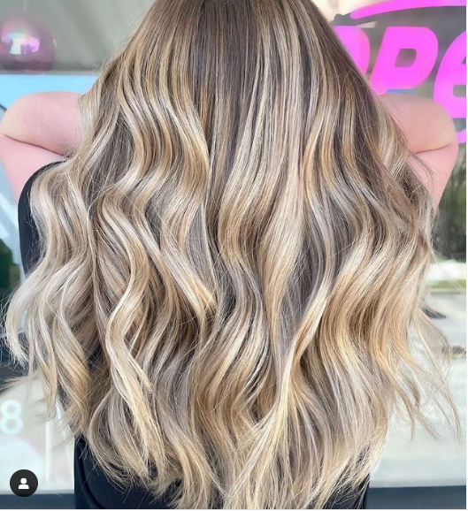 Honey Highlights on Black Hair