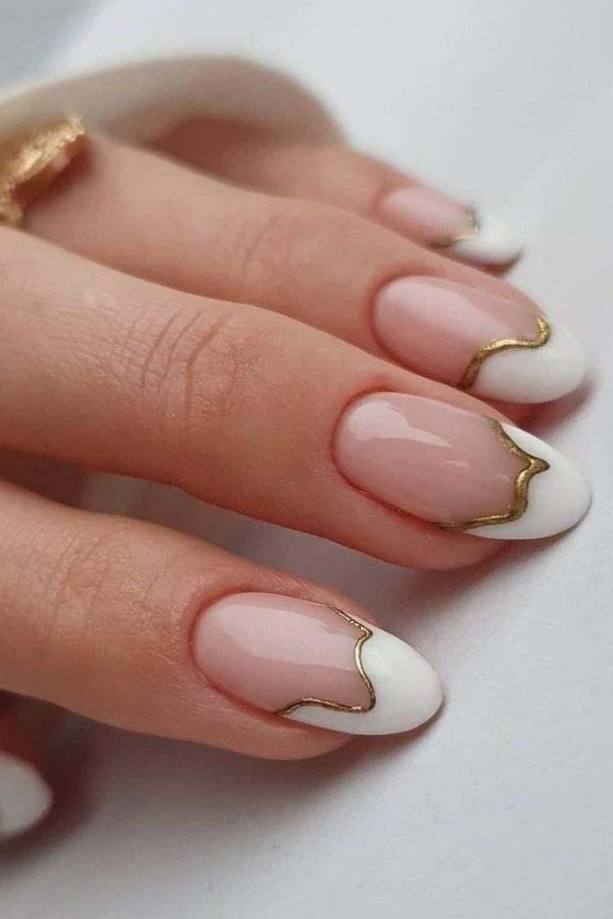 Classic White French Tip Nails