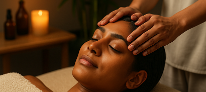 Aroma Head and Shoulder Massage