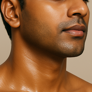Chin dimple men