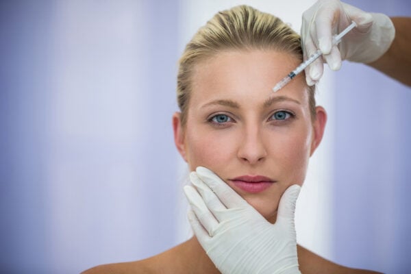 Forehead Botox treatment