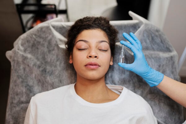 Botox shot procedure