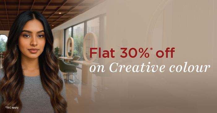 Flat 30%* off on Creative colour