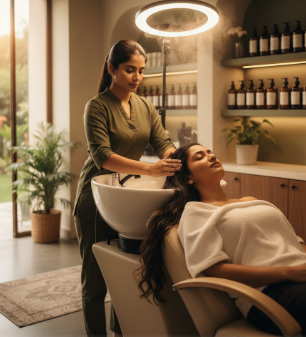 How many days gap between hair spa?