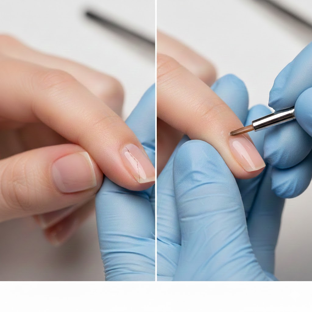 Does manicure heal broken nail