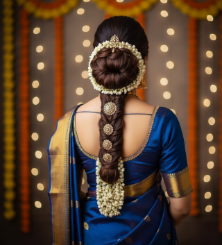 What​‍​‌‍​‍‌​‍​‌‍​‍‌ Are the Best Hairstyles for a Saree?