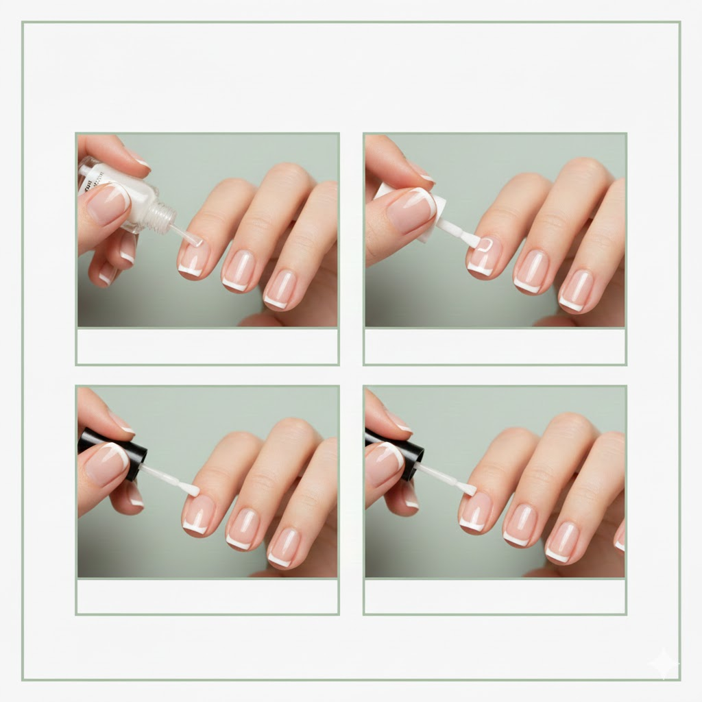 How to do a French manicure on short nails