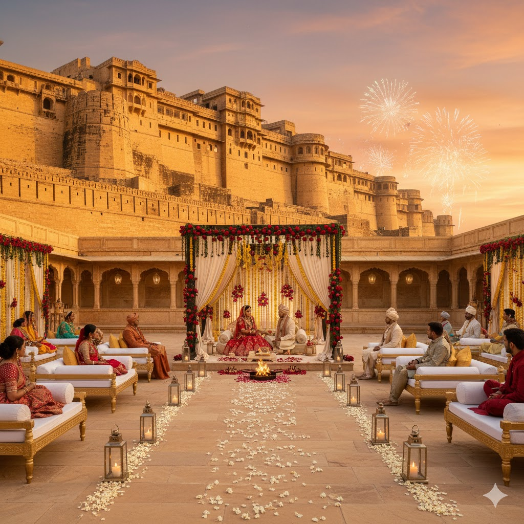 Destination Wedding in Jaisalmer and Bridal Salon Services