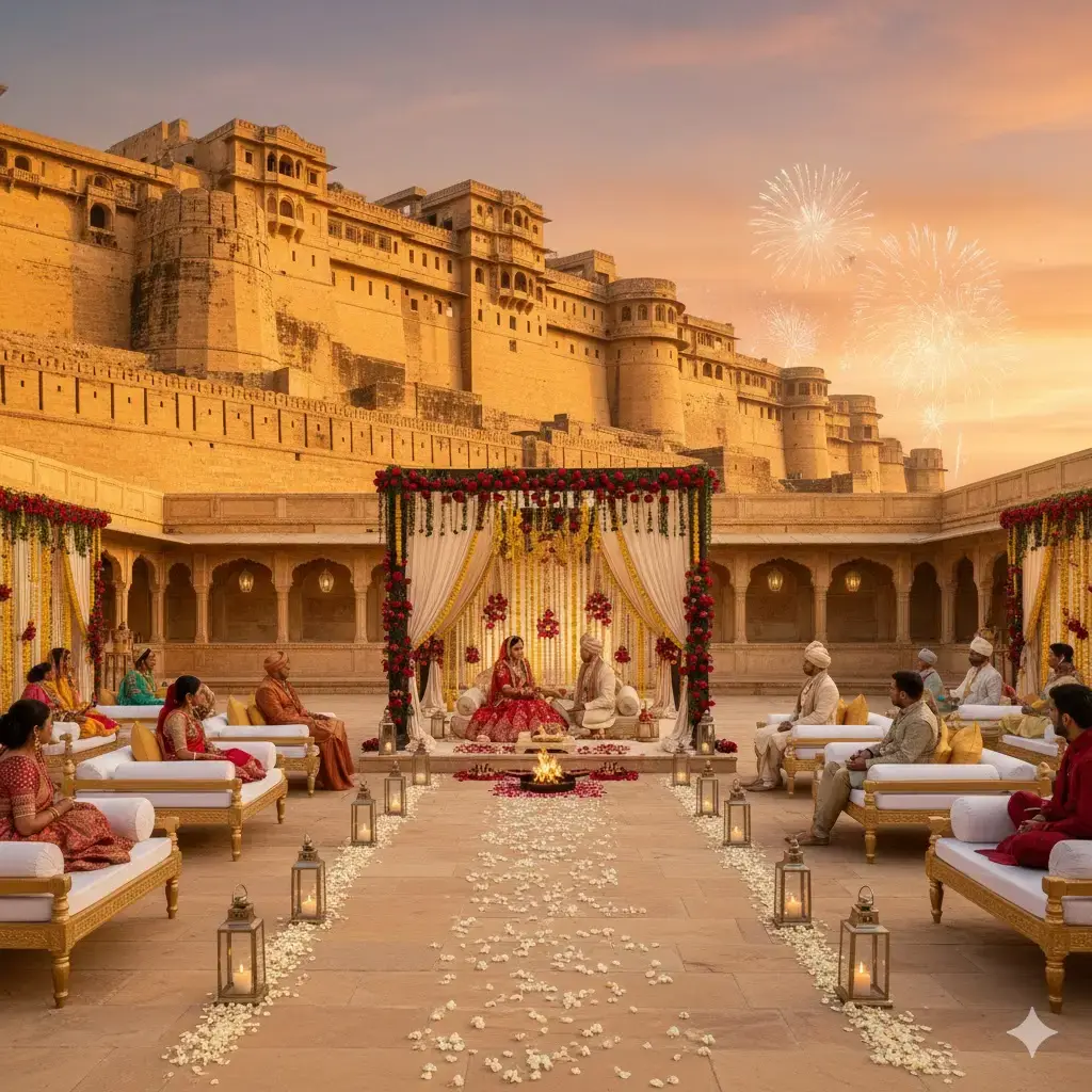 Destination Wedding in Jaisalmer and Bridal Salon Services