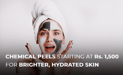 CHEMICAL FACE PEEL STARTING AT RS. 1500 FOR BRIGHTER & HYDRATED SKIN