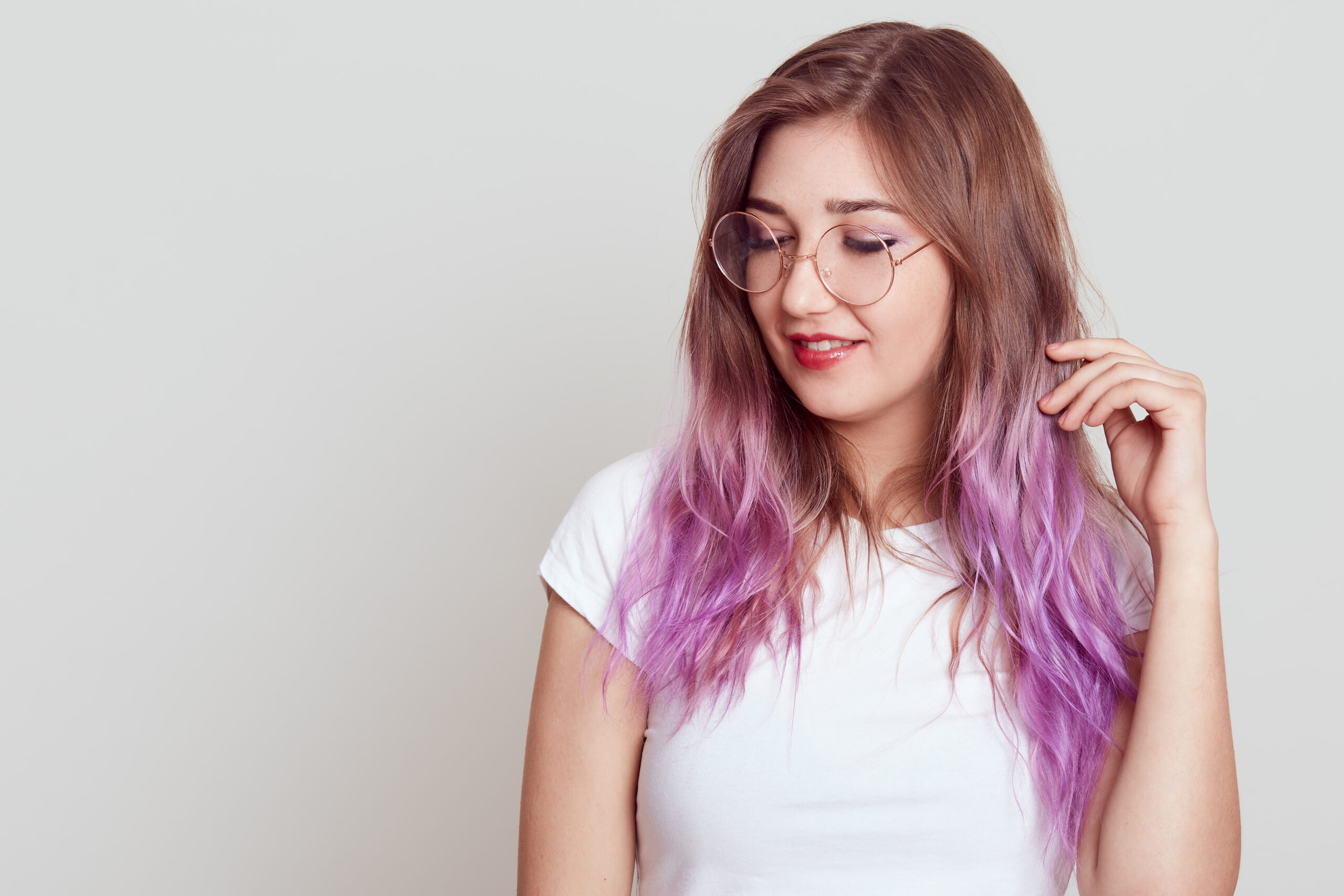 Smokey Lilac - Hair Colour for Indian Brides