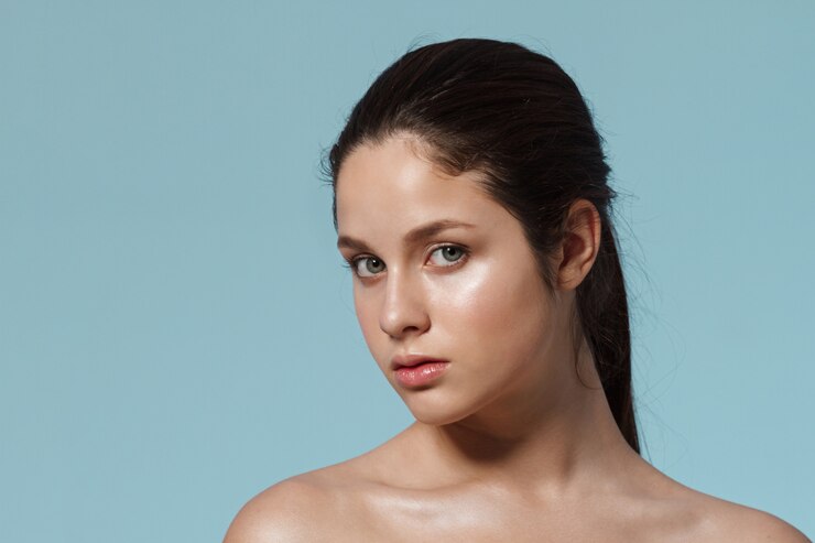 Oily skin face