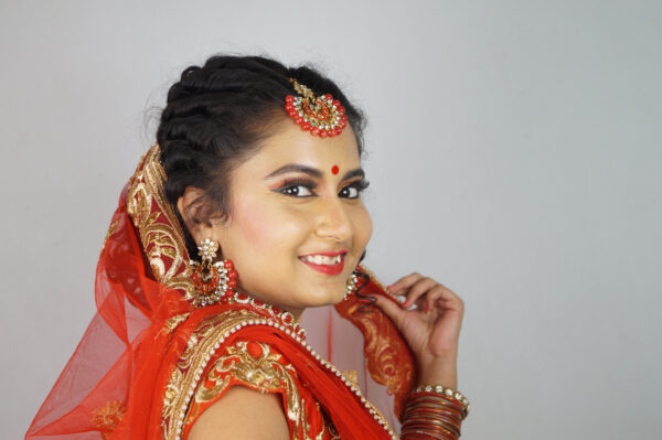 north indian wedding makeup