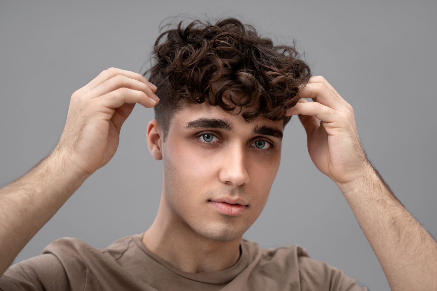 Curly Top Undercut