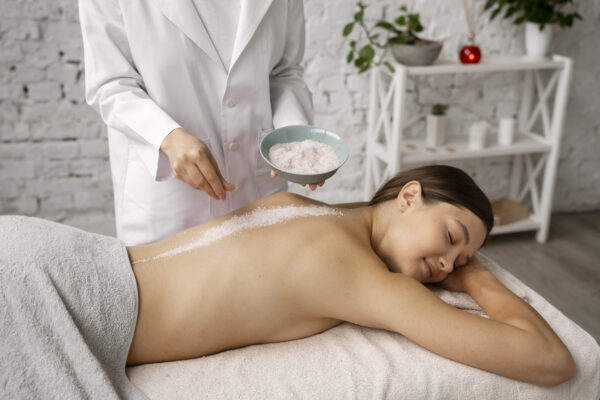 Body scrub massage
