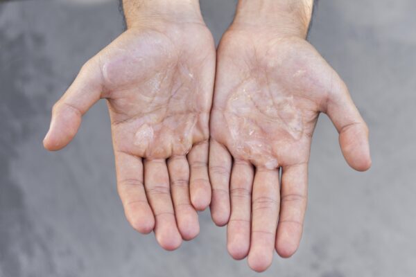 Peeling skin on hands 