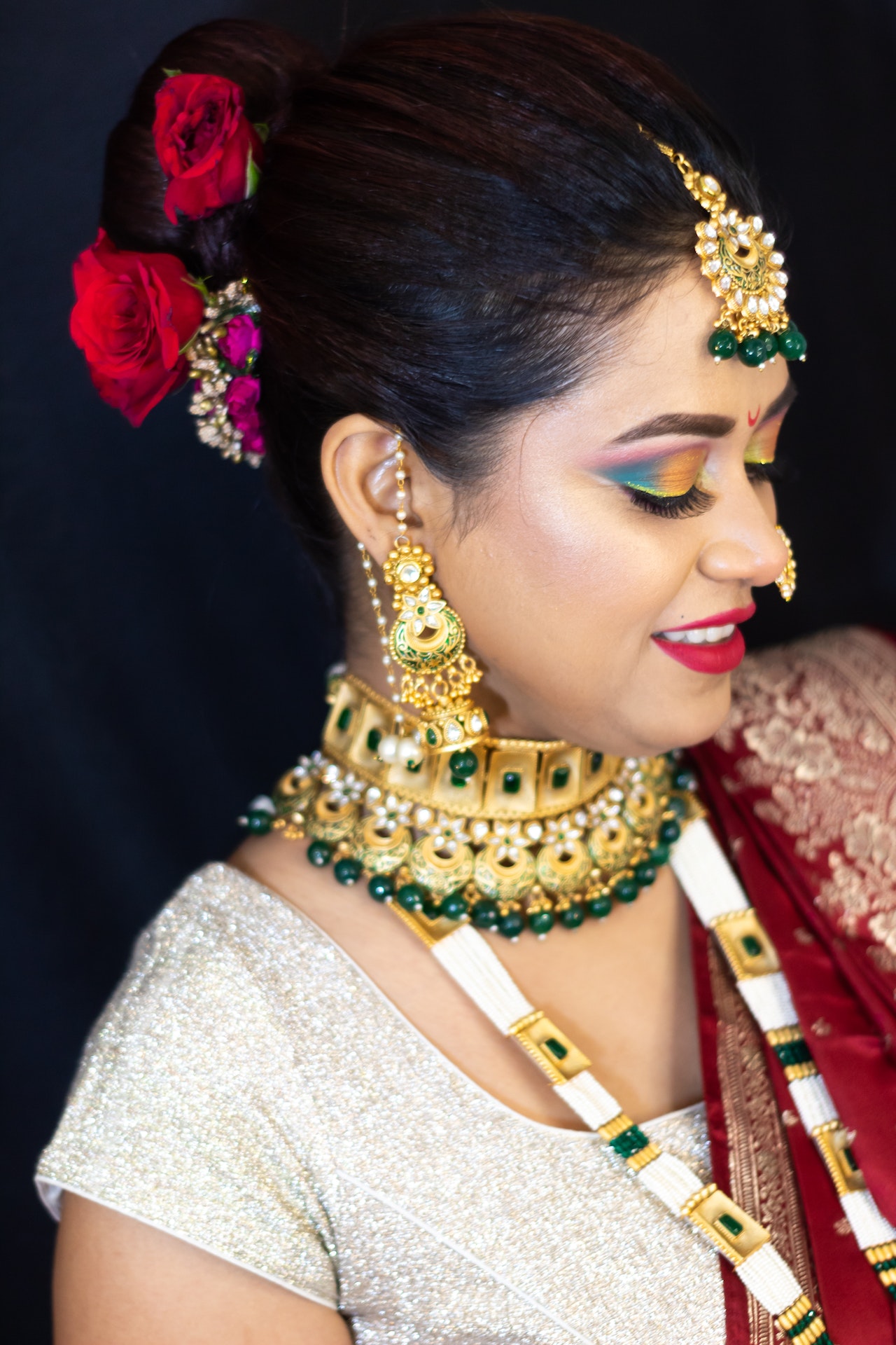 Classic Bun - Indian Bridal Hairstye
