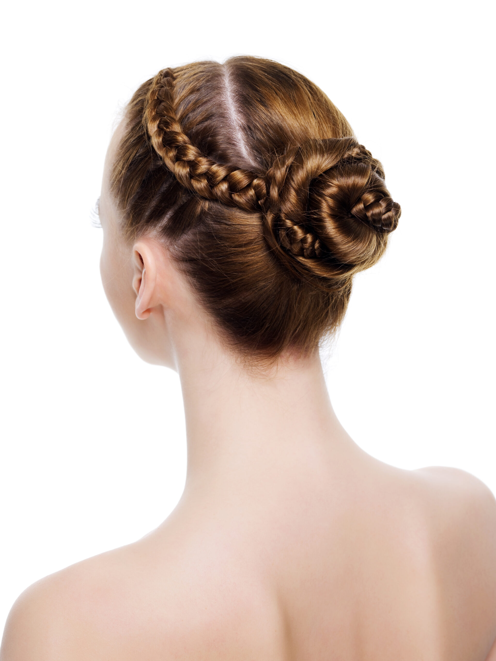 Braided Top Knot - valentine's day hairstyle for women
