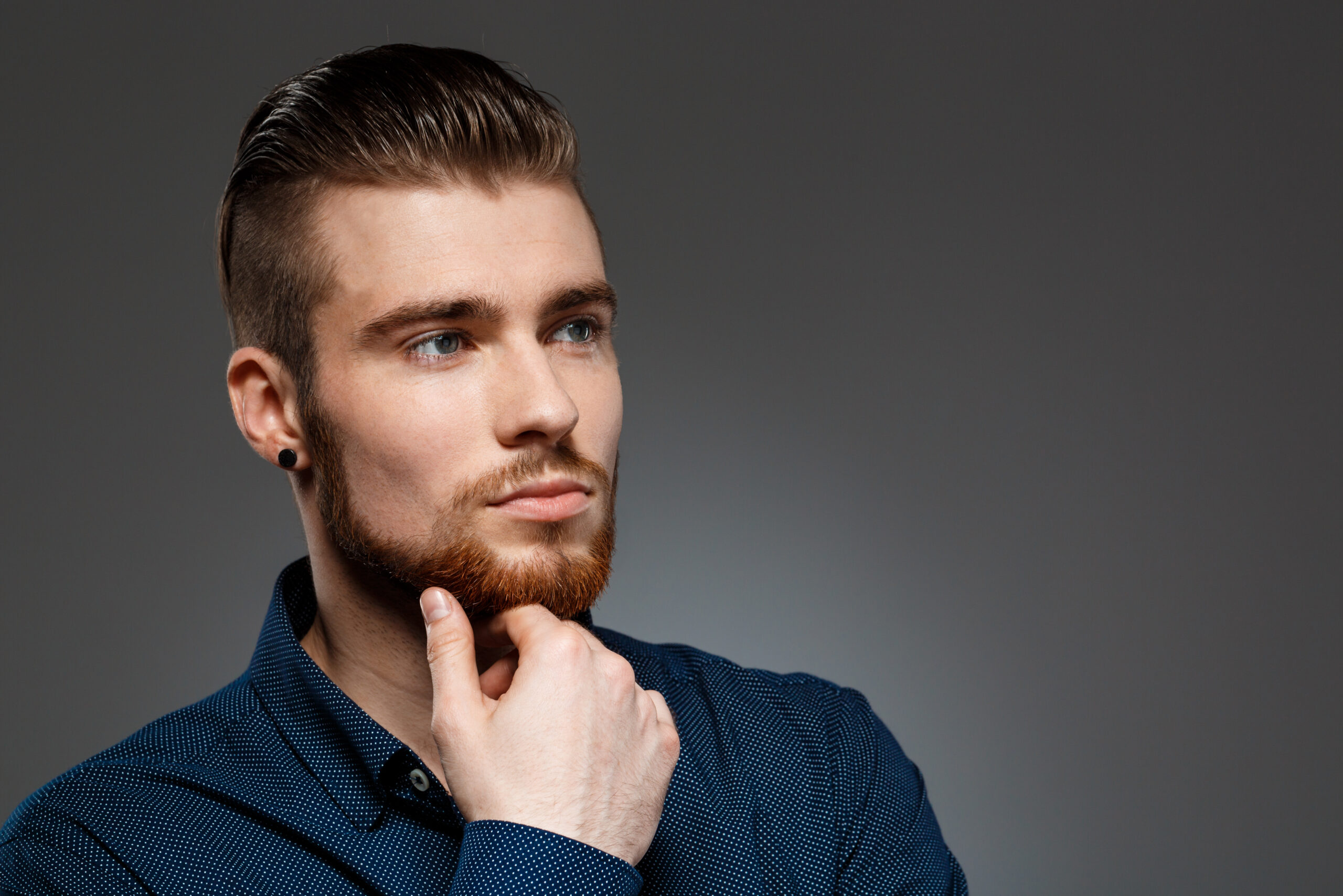 Slick Back - valentine's day hairstyle for men 2024